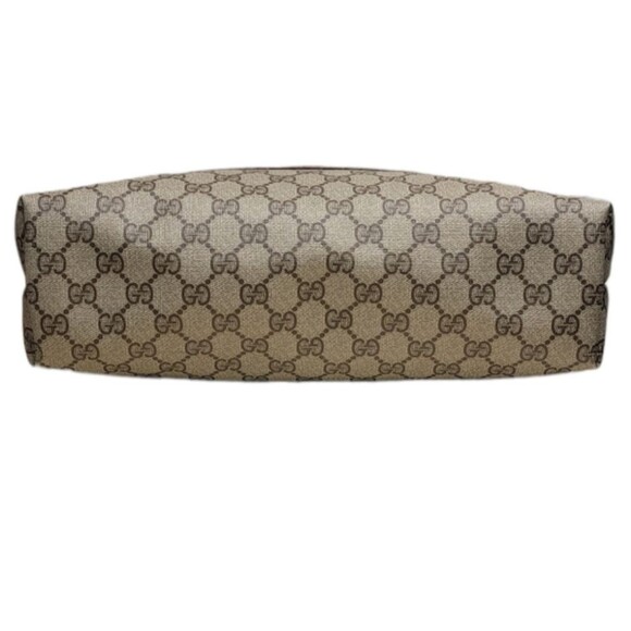 Gucci Beige Monogram Tote with Green and Red Straps - Picture 6 of 15